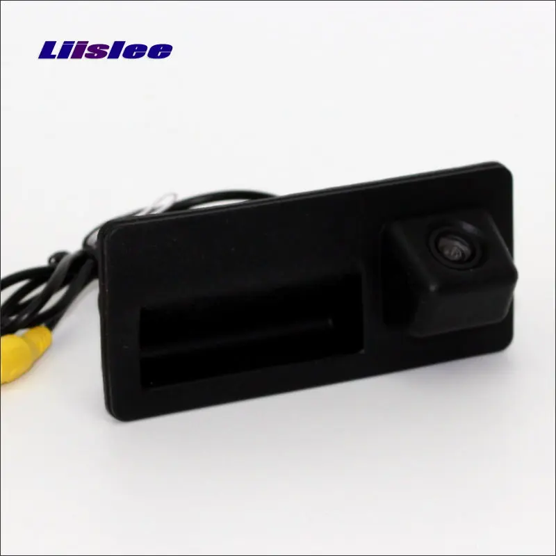 ل VW VolksWagen Tiguan 2011-2014 السيارات الخلفية سيارة عكس الكاميرا الخلفية وقوف السيارات HD CCD NTST PAL ثقب الجذع مقبض OEM سوني كام
