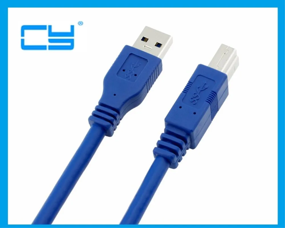 USB 3.0 A Male AM to USB 3.0 B Type Male BM USB3.0  For printer scanner HDD 0.3M 0.6M 1M 1.5M 1.8M 3M 5M  Cable