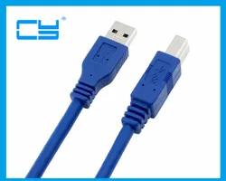 USB 3.0 A Male AM to USB 3.0 B Type Male BM USB3.0  For printer scanner HDD 0.3M 0.6M 1M 1.5M 1.8M 3M 5M  Cable