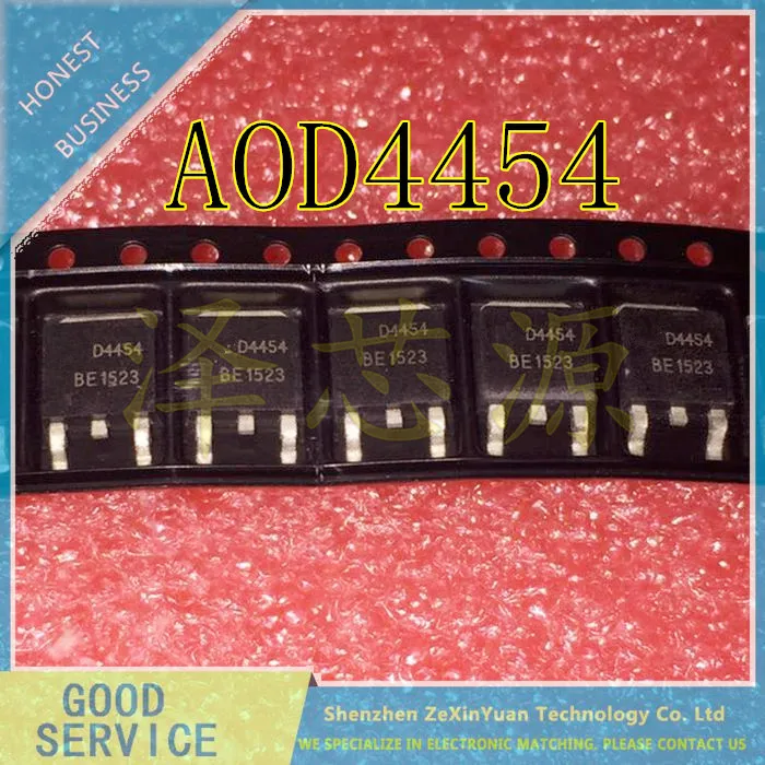 

10PCS/LOT AOD4454 A0D4454 D4454 TO252 MOS TRANSISTOR LIQUID CRYSTAL NEW ORIGINAL