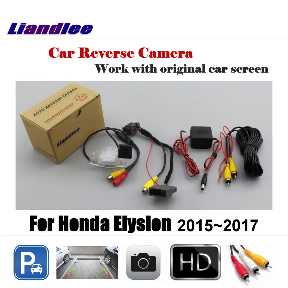 

For Honda Elysion 2015 2016 2017 Car Rearview Reverse Parking Back Camera AUTO HD CCD NTSC OEM CAM With RCA Adapter