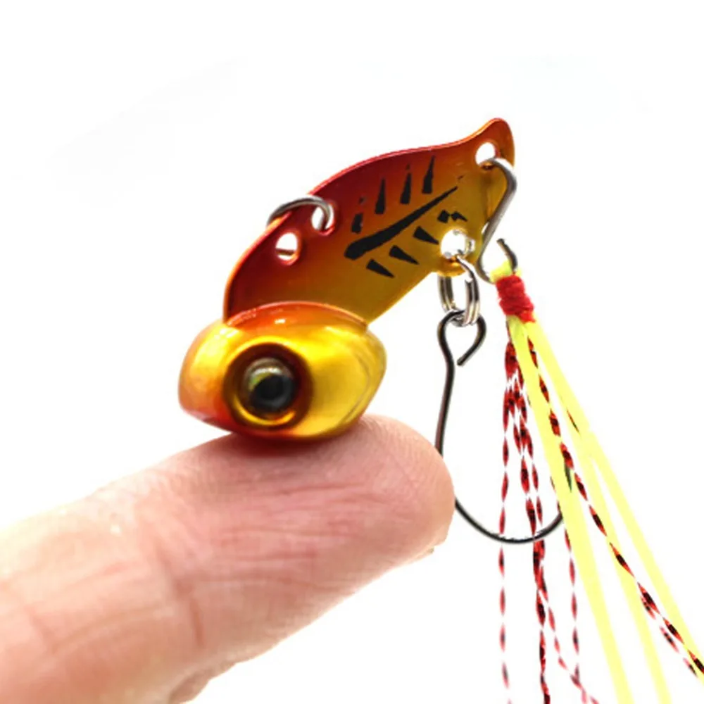 

5 pieces Metal VIB Fishing Lure bass Fishing Tackle Pin Feather Crankbait Vibration Spinner Sinking Bait 3 g /6 g