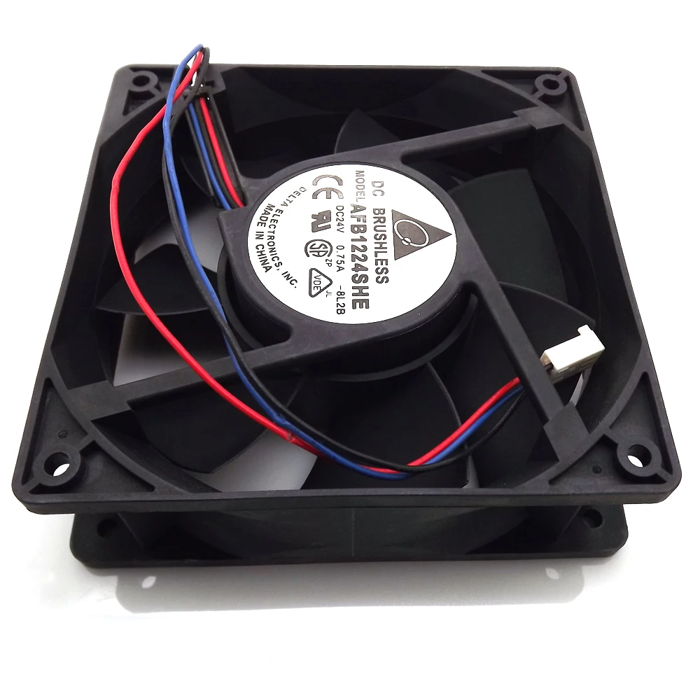 AFB1224SHE -8L2B 12038 120*120*38mm 24V 0.75A Cooler Cooling Inverter Fan 3Pin