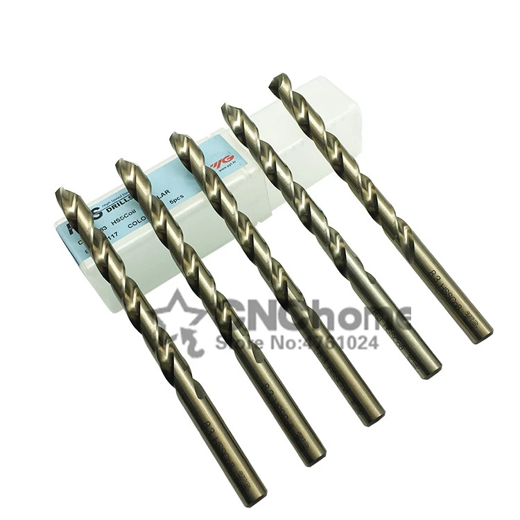 Made in Corea YG-1 D2101 2.0-7.0mm 10 pz/set HSS-C08 % M42 Twist drill di Elaborazione: in acciaio inox. Lega di acciaio inox. Alluminio, ecc.