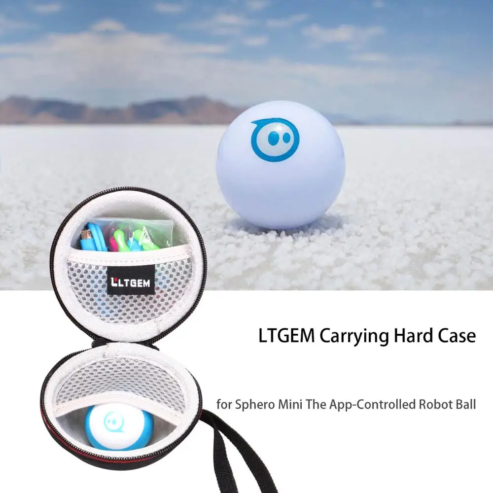 LTGEM-EVA Hard Case para Sphero Mini, App-Controlled Robot Ball, Bolsa protetora