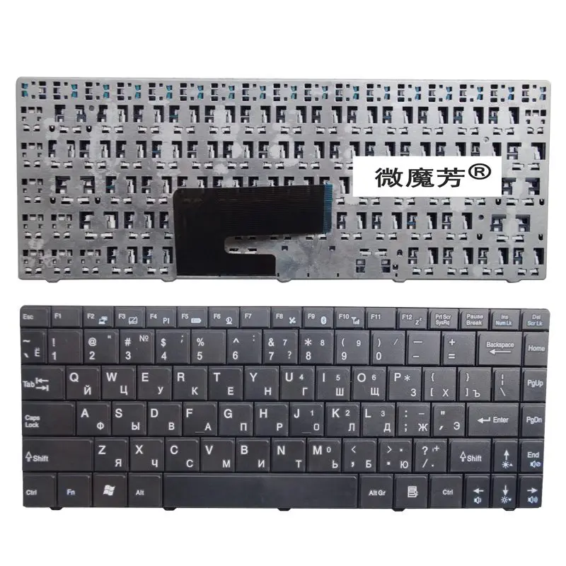 

RU For MSI CR420 CR400 X350 EX465 CX420 CR420 X370 CR460 CX420 CX460 CX480 CR430 X420 N4205 FX400 Keyboard Russian New Black