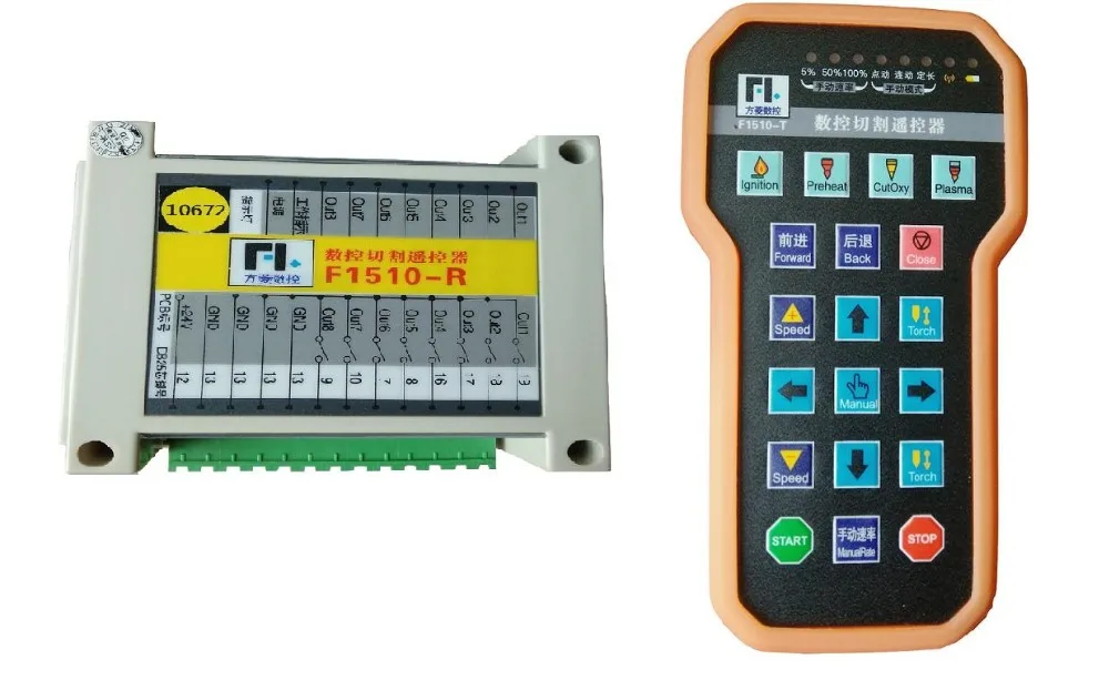 Plasma cutting CNC controller for Fangling F2100 with remote controller wireless control F1510