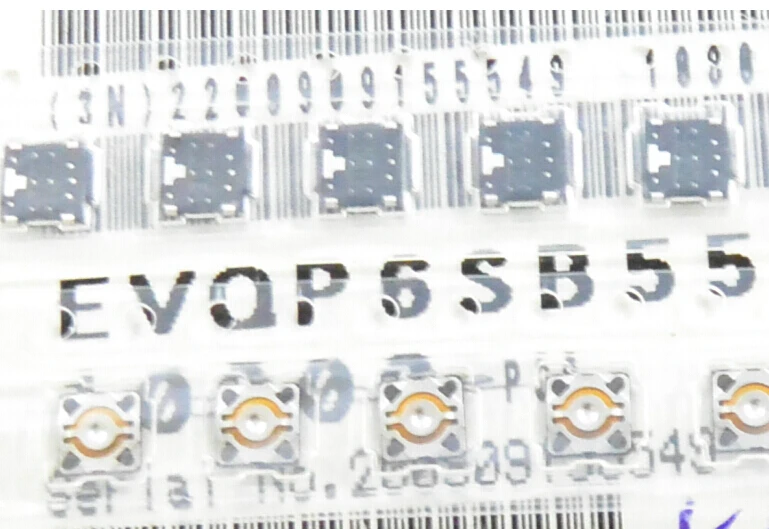 

EVQP6SB55 patch 4.1*4.1*4.1 chip light touch switch Press the switch 100pcs/lot