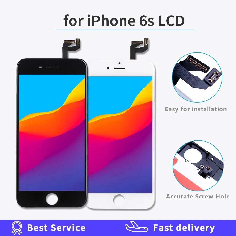 100% Tested AAA LCD For iPhone 6S A1633 A1688 A1700 LCD Display With 3D Touch Screen Digitizer Assembly Free Tempered film+Tools