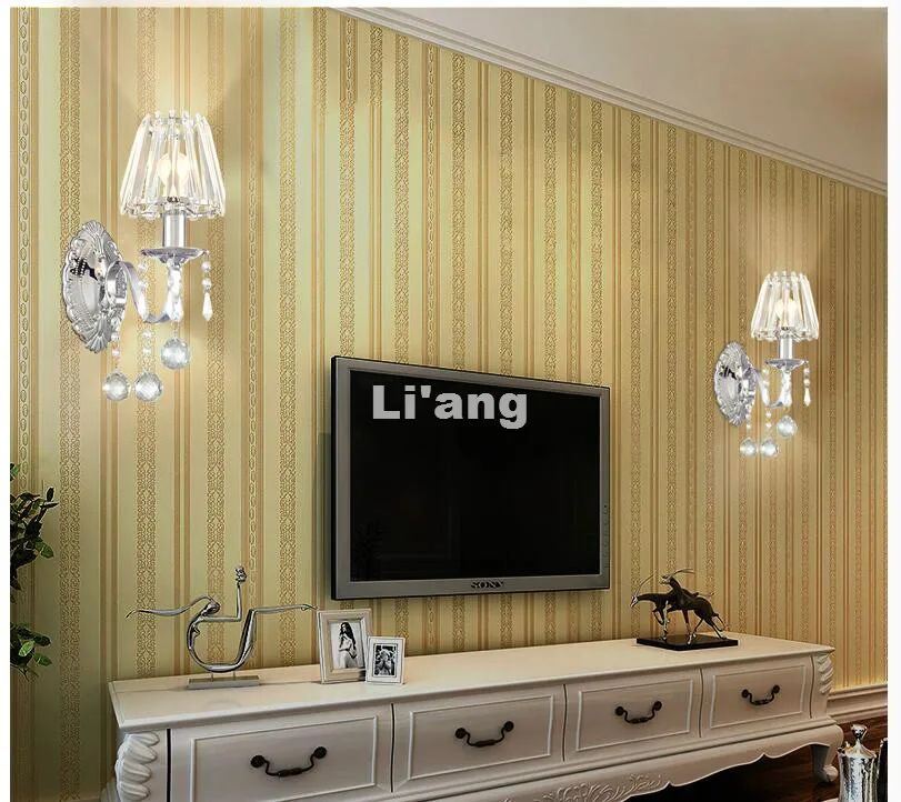 

Free Shipping Crystal Wall Lamp Modern&Creative For Corridor High Quality Novelty Crystal Light D15cm H35cm LED Wall Lighting