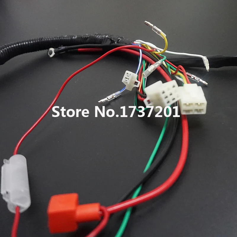 Engine Wire Wiring Harness Loom 50cc 110cc 125cc 140cc PIT ATV QUAD BIKE BUGGY Go Kart