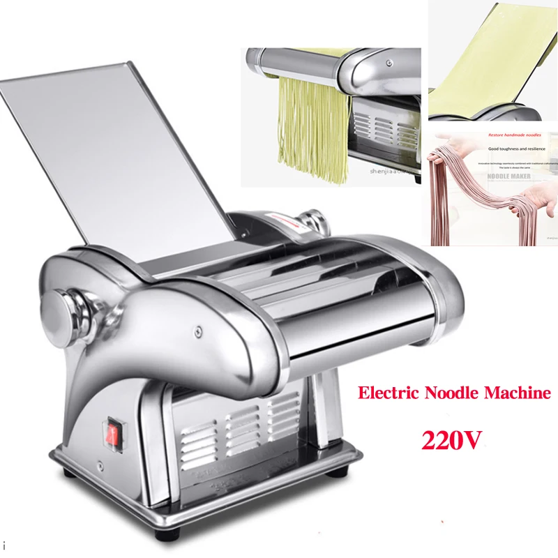 

Pressing flour machine home electric noodle automatic pasta machine stainless steel noodle cutting dumpling skin machine