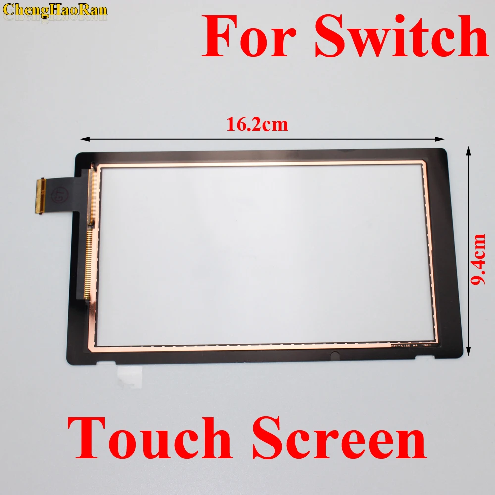 ChengHaoRan 10pcs Front Outer Lens LCD for Touch Screen Digitizer Replacement Part For Switch NS LCD for Touch Screen Digitizer