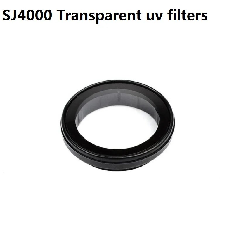 غطاء مرشح عدسة UV من Clownfish SJCAM SJ4000 SJ5000 لكاميرا SJ4000 Air SJ5000X الرياضية واي فاي شفاف/مرشح لون رمادي ND