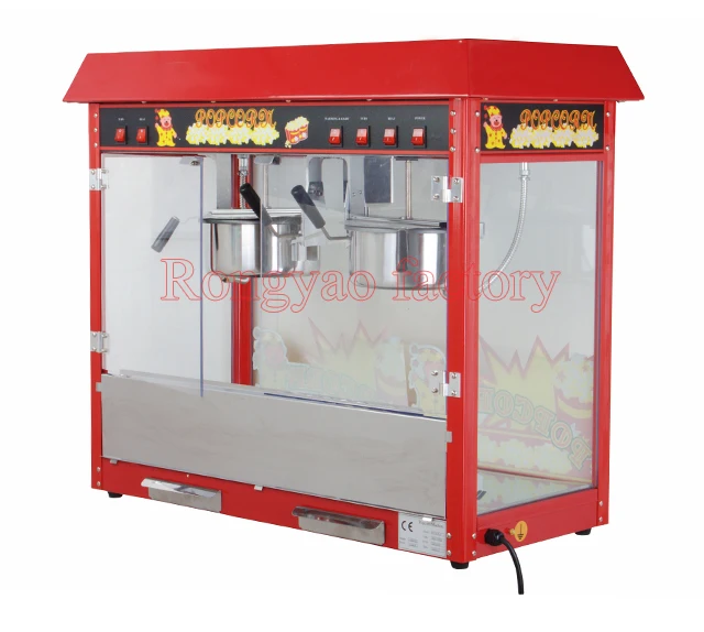 آلة صنع الفشار الفاخرة ذات الوعاء المزدوج Et-Pop6A-2