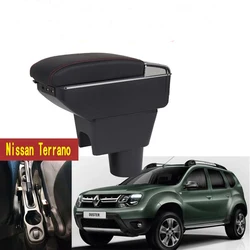 For Nissan Terrano Armrest Box Terrano 3 Universal Car Central Armrest Storage Box cup holder ashtray modification accessories