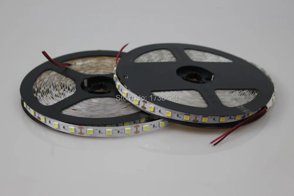 Imagem -05 - Metros Não-impermeável Ip22 Rgb Led Strip 5050 Smd Dc12v 60leds m 20 m Lote Led Strip Luz Vermelha Verde Azul Branco Rgb Amarelo 20