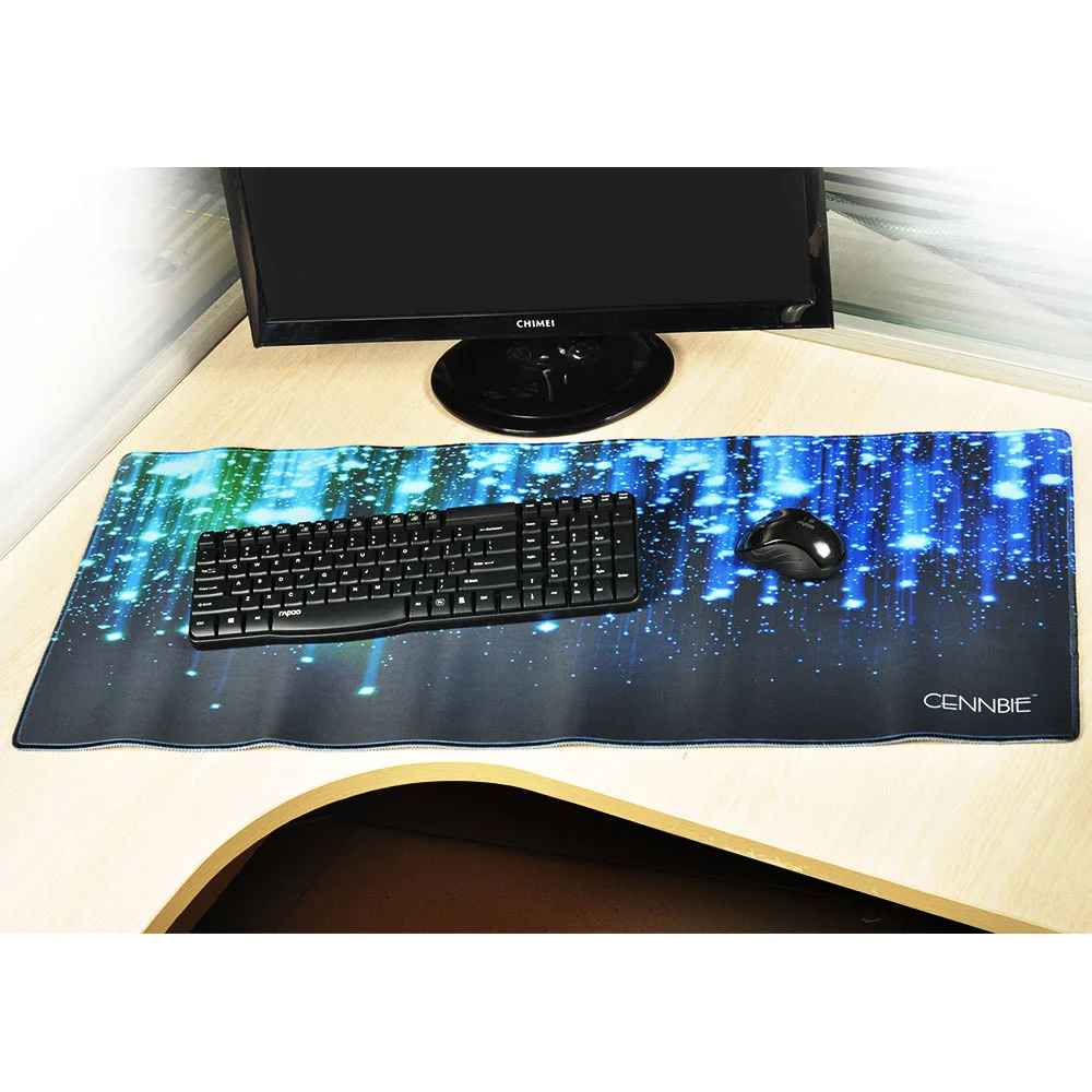 CENNBIE Large Size 900*400MM Meteor Anti-Slip Game Mouse Pad Mat Laptop Gaming Mousepad