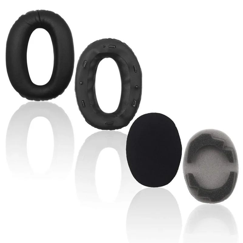 New Earpads For Sony Wh-1000xm2 Mdr-1000X Headphones Replacement Ear Pads Cushions Soft Protein Leather Memory Sponge Earmuffs