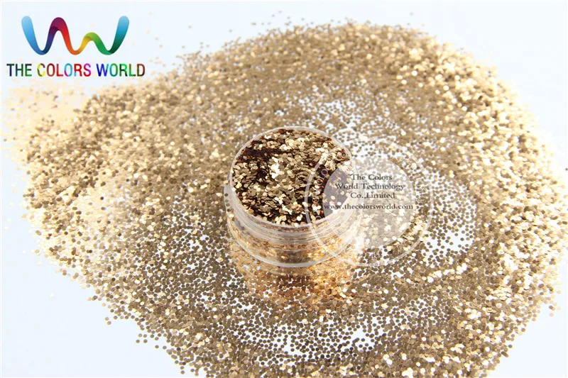 1mm 040 Light Copper  Sprinkling  Color Glitter Plain Colors Spangles  for Art and Nail decoration DIY  sequins