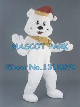 

mascot New Arrival High Quality Holiday White Bear MASCOT Costumes Cartoon Polar Bear carnival Fancy Dress Kits suit