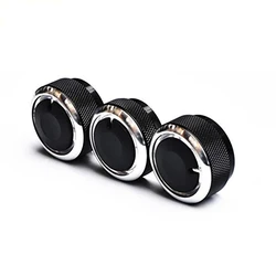 3pcs/Set Aluminum Alloy Car Air Conditioning Knobs AC Knob for Mazda 5 Mazda CX-7 Heat Control Switch Knob Car Accessories