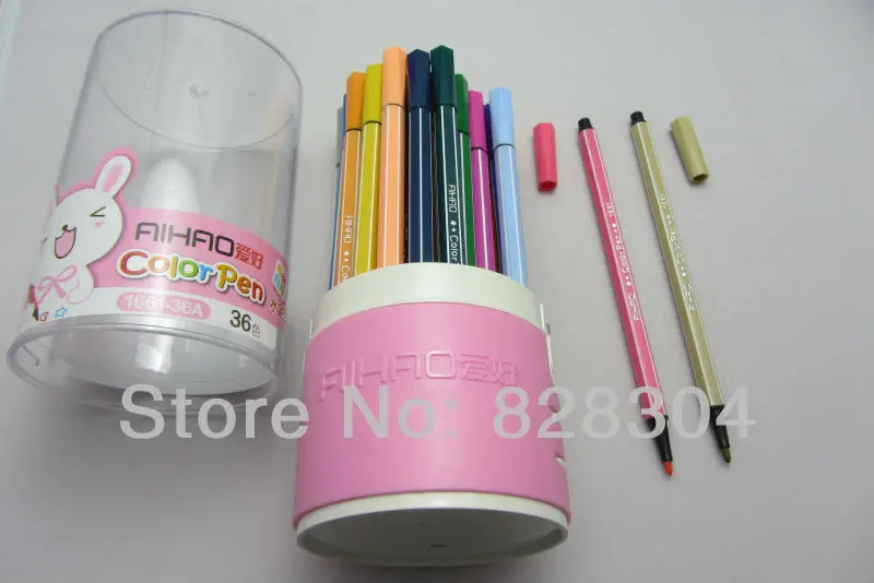 shipping baby started to learn brush 36PCS color inks can be washed