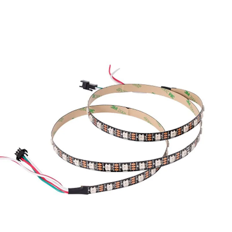 

5m 5V WS2812B WS2812 Led Strip light Individually Addressable Smart RGB Led pixel strips Black/White PCB Waterproof IP30/65/67