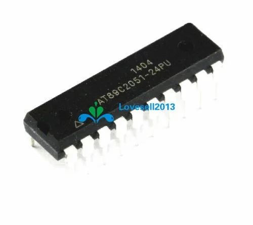 2 PCS AT89C2051-24PU AT89C2051 MICROCONTROLLER IC DIP-20