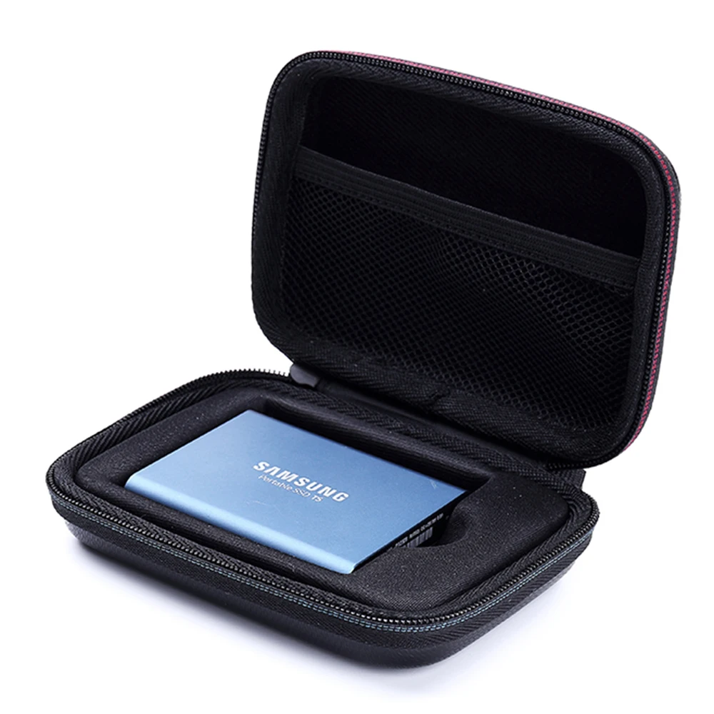 2019 Newest EVA Hard Bag Cover Case for Samsung T5/T3/T1 Portable 250GB 500GB 1TB 2TB SSD USB 3.0 External Solid State Drives