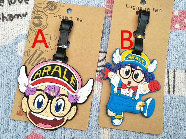 IVYYE Arale Girl Anime Travel Accessories Luggage Tag Suitcase ID Address Portable Tags Holder Baggage Label New