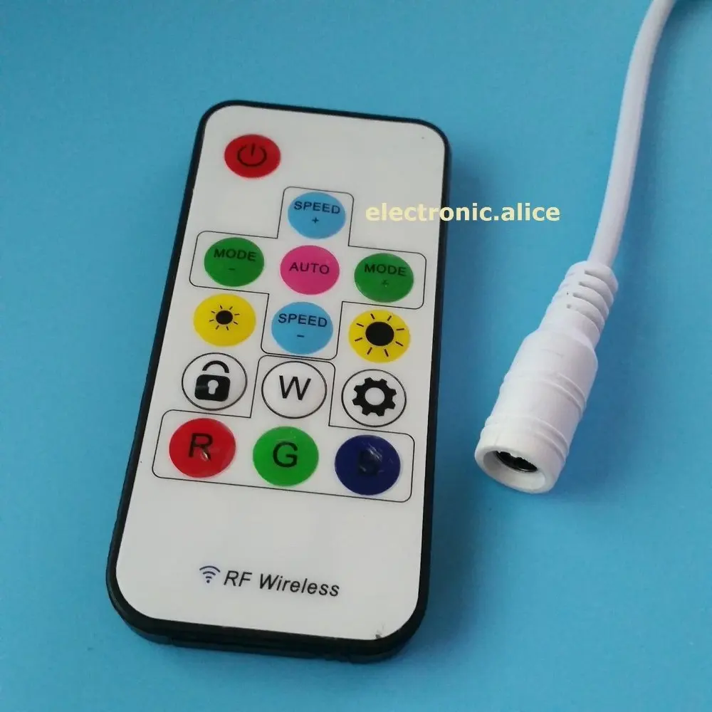 Hot SP103E telecomando wireless mini-rf per striscia led WS2811/WS2812B