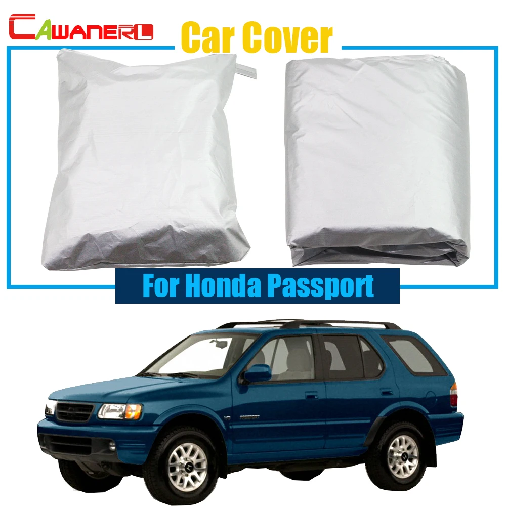 Cawanerl Outdoor Car Cover UV Anti Snow Rain Sun Resistant Protection Cover Dustproof For Honda Passport High Quality !