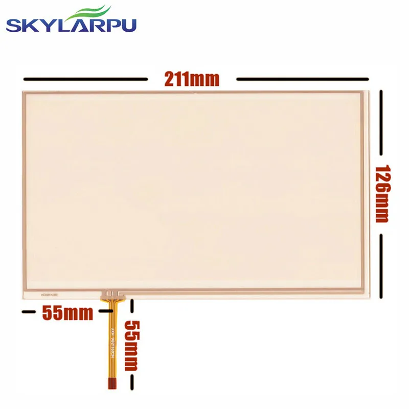 

9''inch 211mm*126mm Touch screen for HSD090IDW1/AT090TN10 12 Resistance Handwritten Touch Panel Digitizer Screen Glass Repair