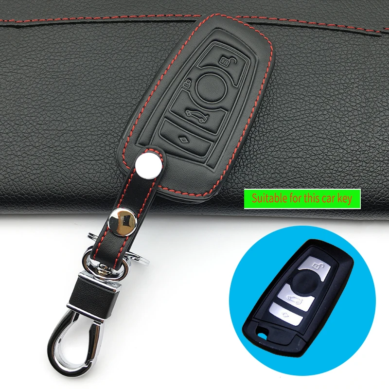 Car Key Wallets Cover Case Holder Skin Set For BMW E30 E36 E90 E60 E84 E39 E46 E90 E63 E53 F10 F30 X1 X3 X4 Fob Remote Protector