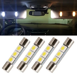 4x 29mm 6614F/6641/6614/F30-WHP/TS-14V1CP LED Interior Bulbs For Car Sun Visor Vanity Mirror Lights Replacement Halogen bulb