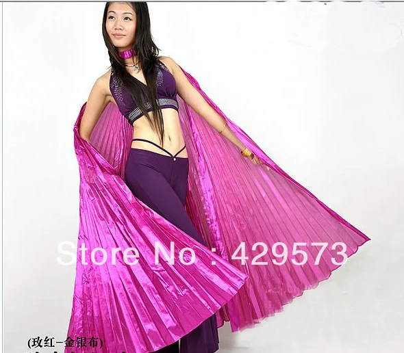 Nóng- bán belly dance isis cánh polyester vật liệu thiết kế đẹp nhảy múa cánh màu hồng