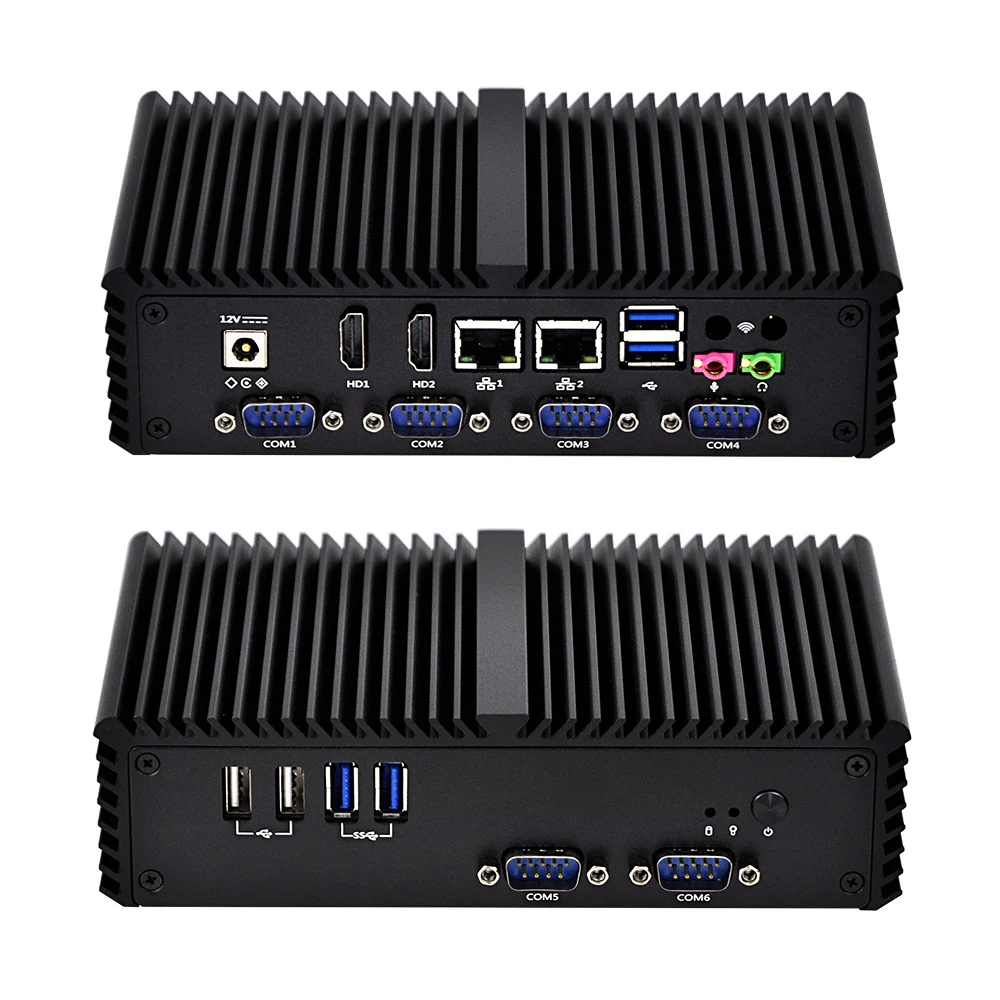 Qotom Mini PC Fanless Q350P with  Core i5-4200U Processor ,RS485 VGA Option ,WIFI,3G/4G KIOSK IPC