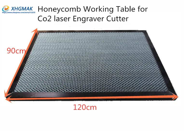 120*90cm aluminum honeycomb table for laser engraver machine 1290 honeycomb platform laser machine parts