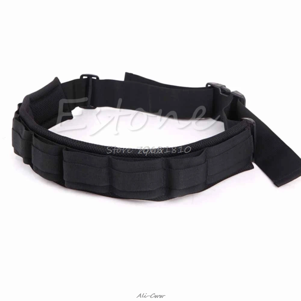 Adjustable Photograph Camera Waist Belt Sling Hang Strap Holder Lens Bag Black