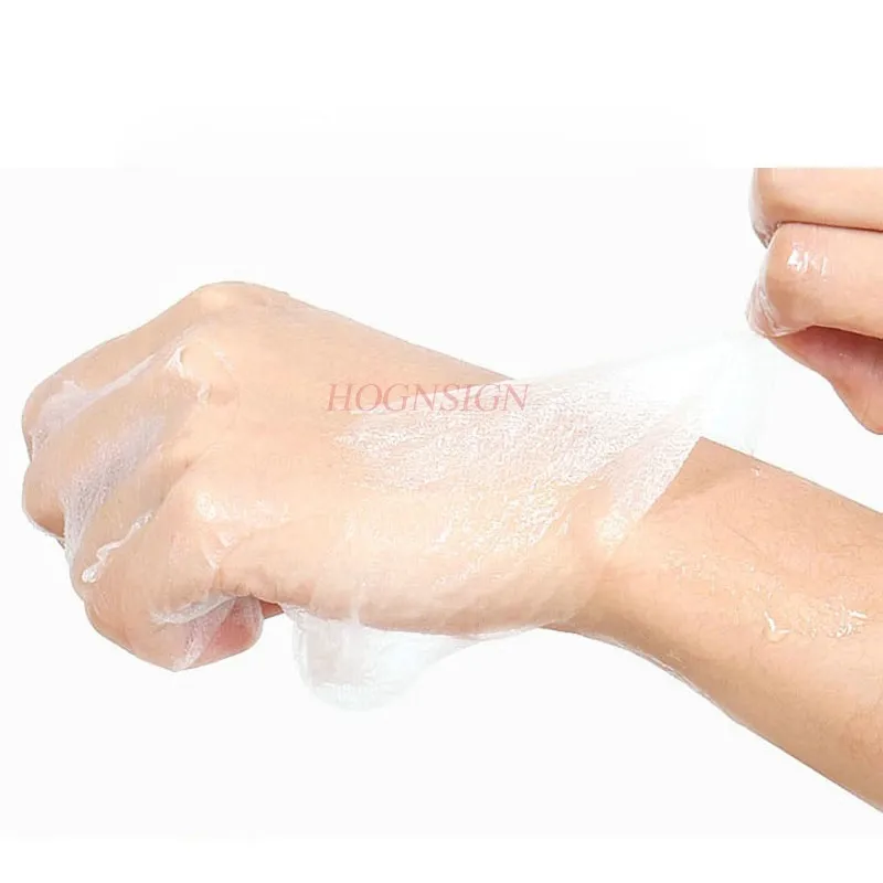 100 pçs comprimido máscara facial processo de papel ultra fino descartável spa filme hidratante papel máscara seca fivela venda