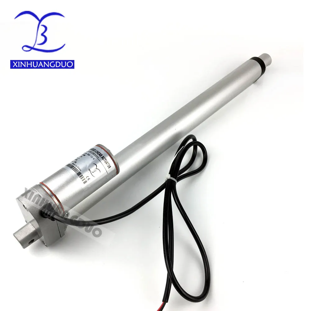 12V 24V 400mm/16inch stroke 900N /198LBS micro linear actuator electric linear actuator TV lift high speed linear actuator