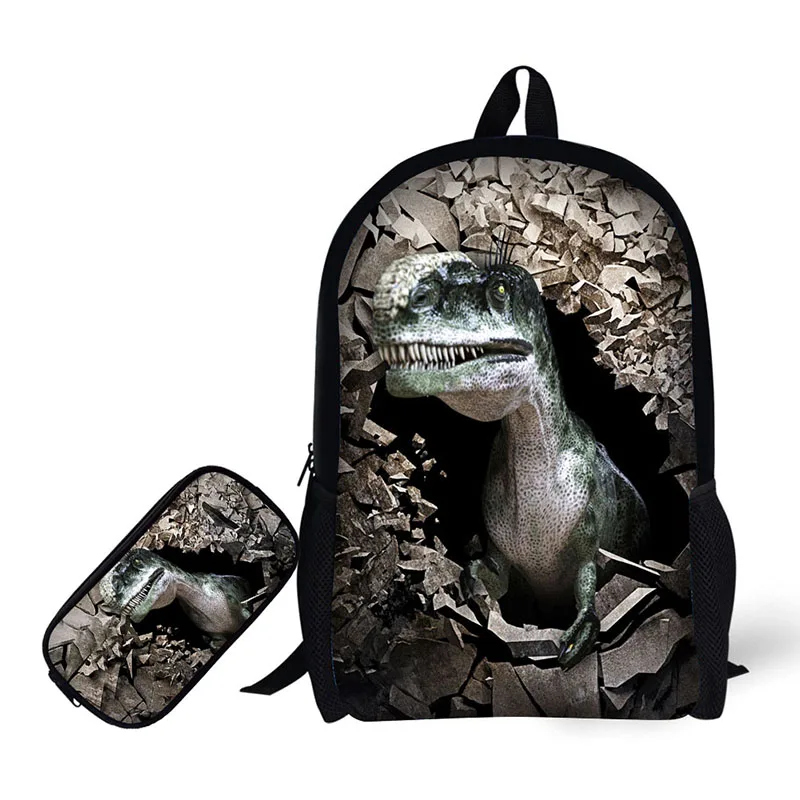 mochila escolar feminina backpack Pencil bag masculina school bags infantil sac dos menino menina kawaii Stone cave sewer animal