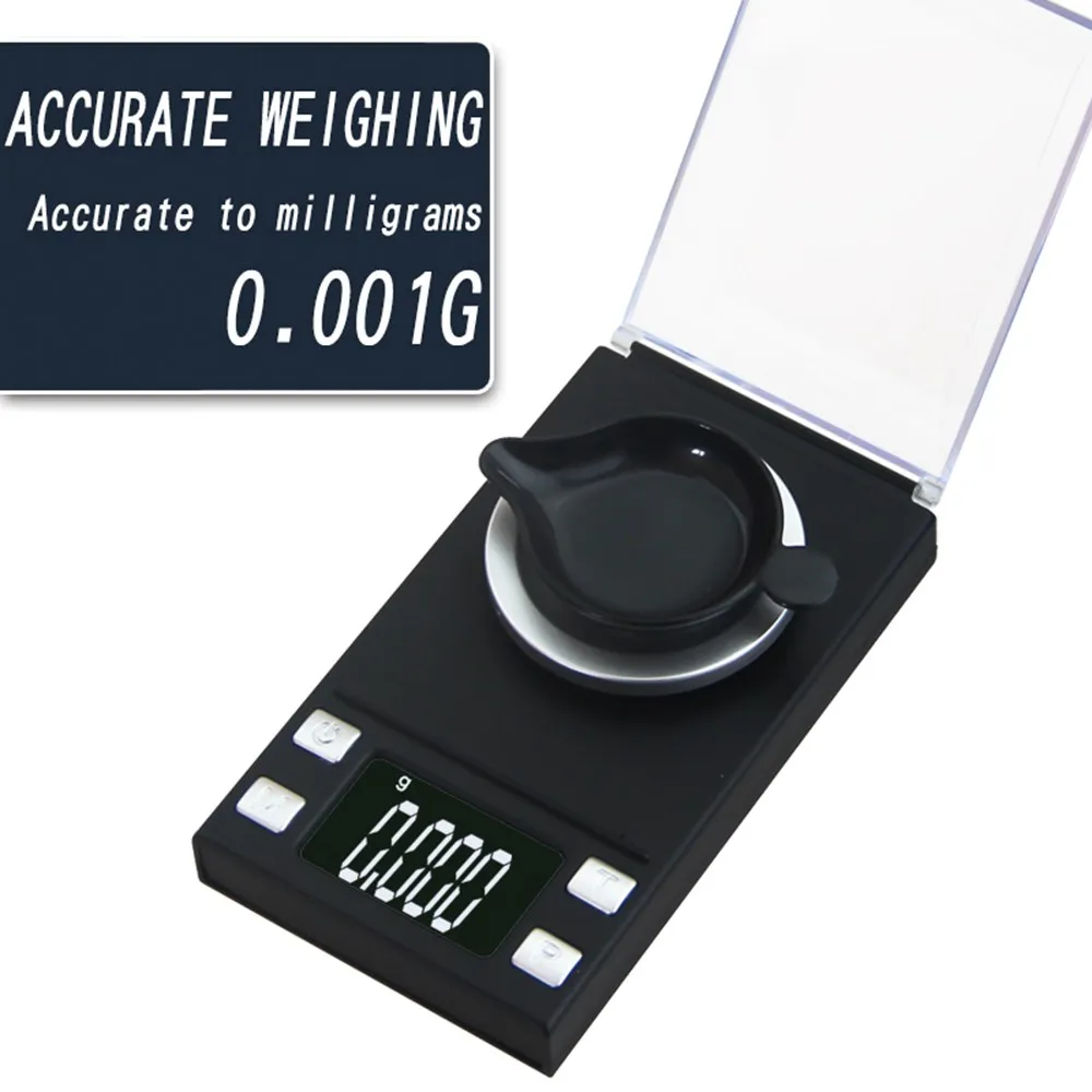 0.001g Mini High Precision Digital Laboratory Balance Weight Scale Professional Jewelry Gold Electronic Portable Weighing Tools