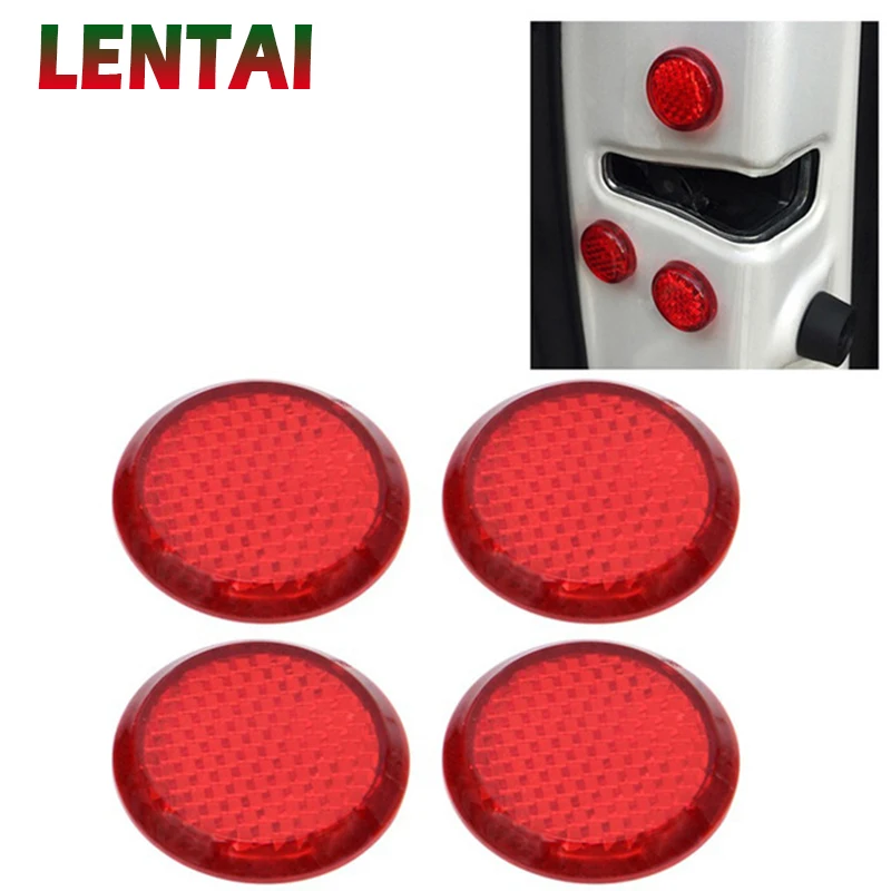 

LENTAI 1Set Auto Car Screw Reflective Protection Cap Stickers For Kia Rio Ceed Sportage Peugeot 307 206 308 207 407 Hyundai