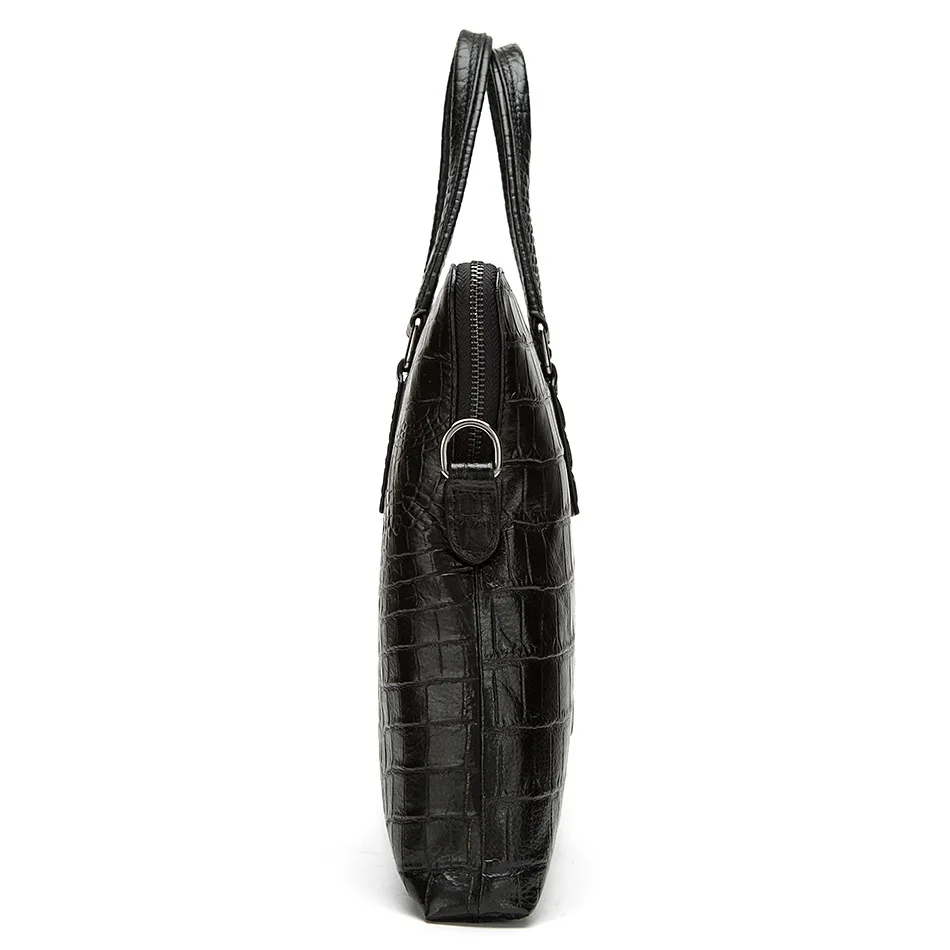 Sac à main Mem en cuir de Crocodile pour hommes, sac d\'affaires, porte-documents pour ordinateur portable