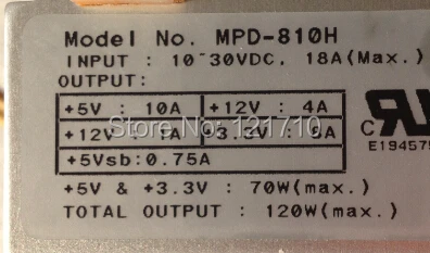 Industrial equipment power supply MPD-810H I.T.E. Industrial DC/DC Open frame ATX output