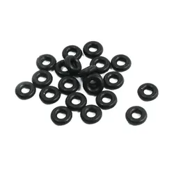 UXCELL 20Pcs/Lot Black Rubber 5Mm X 2Mm X 1.5Mm Oil Seal O Rings Gaskets Washers for Workshops Garages And Plumbing Services