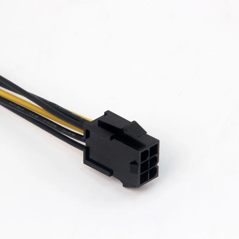 Кабель питания 6Pin Female/Dual 4Pin Female для видеокарты Molex 4Pin