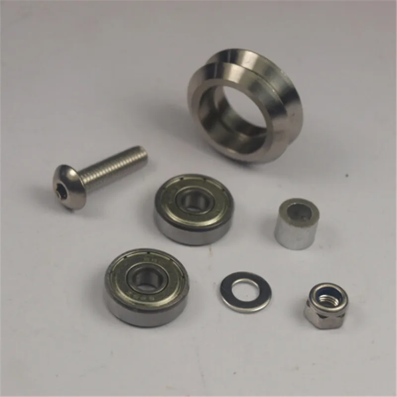 

SWMAKER CNC Linear motion parts Openbuilds stainless steel Metal Dual V Wheel kit V Slot Aluminium Linear Extrusion